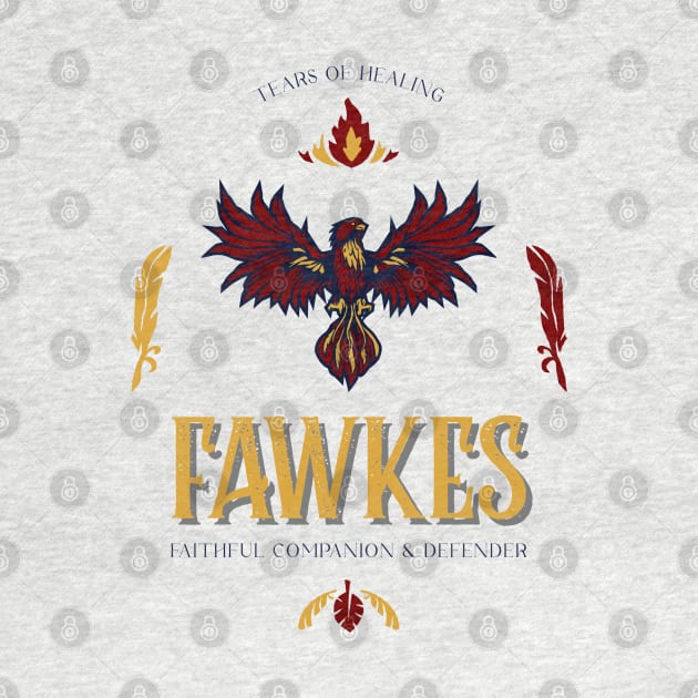Fawkes the Phoenix Companion and Defender Wizardry by Joaddo